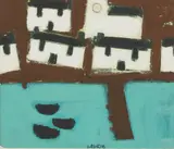 Simon Laurie, Untitled, acrylic on board 22.9 x 25.4cm Provenance: With Panter & Hall