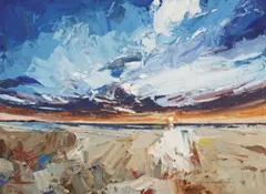 Daniel Orimoloye, Untitled, oil on board 60 x 80cm