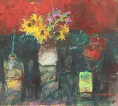 William Selby, Untitled, oil on board 40.5 x 45cm .