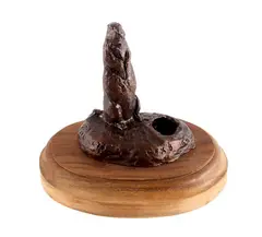 Untitled by Robert Scriver, bronze sculpture rex's gopher, offered Jun 2018