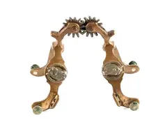 Untitled by Buermann Hercules, bronze horse head spurs, offered Jun 2018