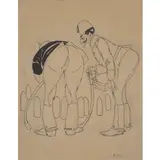 Aroldo Bonzagni, Cento (Fe) 1887 - Milano 1918 / Senza titolo