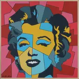 Ugo Nespolo, Mosso Santa Maria 1941 / In pieces, mixed media on legno