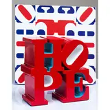 Robert Indiana, New Caste 1928 - Vinalhaven 2018 / Hope, Resina dipinta