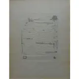 Gastone Novelli, Vienna 1925 - Milano 1968 / Senza titolo, lithograph in b/n on paper