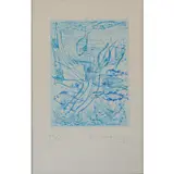 Piero Dorazio, Roma 1927 - Perugia 2005 / Senza titolo, 1991, lithograph a colori on paper