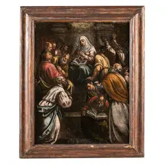 Pentecoste by Girolamo da Ponte, oil on canvas, offered Mar 2023