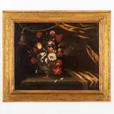 Andrea Scacciati II, Vaso fiorito, oil on canvas