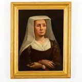 Antonio Gherardi, Ritratto di donna con velo, oil on canvas