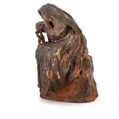 Pietro Canonica, Moncalieri, 1869 - Roma, 1959 / Dopo il voto / Firmato P Canonica sul lato, terracotta