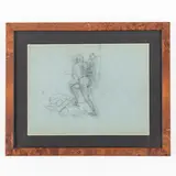 Andrea Gastaldi, Torino, 1826 - 1889 / La battaglia di San Martino, pencil on paper