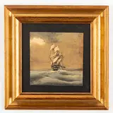 Regno Unito, 1890 - 1973 / Marina con veliero / Firmato Montague Dawson J in basso a sinistra by Montague Dawson, watercolour on paper, offered Mar 2023
