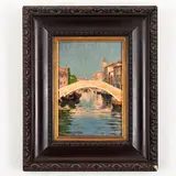 Oreste Costa, Firenze, 1851 - dopo il 1910 / Ponte a Venezia / Firmato O Costa, Venezia 1892 in basso a sinistra, oil on panel
