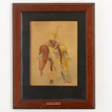 Mosè Bianchi, Monza, 1840 - 1904 / Sua Maestà Carnevalone di Milano / Monogramma MB in basso a destra