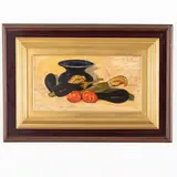 Giovanni Bartolena, Livorno, 1886 - 1942 / Natura morta con ortaggi, oil on panel