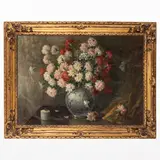 Livorno, 1901 - 1998 / Vaso con fiori / Firmato G Guidi in basso a sinistra by Guido Guidi, oil on canvas, offered Mar 2023