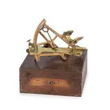 Senza titolo by Antique Sextant 19Th Century In Wooden Box, offered Sep 2022