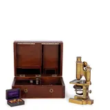 Senza titolo by A Small Laboratory Microscope, England Circa 1850, offered Sep 2022
