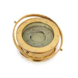 Senza titolo by A Large Dashboard Compass, Italy 19th Century, offered Sep 2022