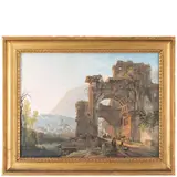 Alessandria, 1785 - Milano, 1837 / Veduta dei dintorni di Como / Firmato Migliara f. 1820 in basso al centro by Giovanni Migliara, tempera on canvas, offered Sep 2022