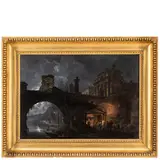 Alessandria, 1785 - Milano, 1837 / Veduta del porto di Ancona con l'arco di Traiano / Firmato G Migliara e datato 1829 in basso a destra by Giovanni Migliara, oil on canvas, offered Sep 2022