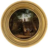 Giovanni Migliara, Alessandria, 1785 - Milano, 1837 / Scena galante