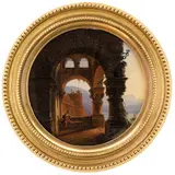 Giovanni Migliara, Alessandria, 1785 - Milano, 1837 / Loggia sul lago