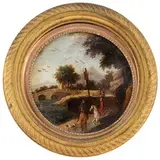 Giovanni Migliara, Alessandria, 1785 - Milano, 1837 / Viaggiatori ad un bivio