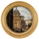 Giovanni Migliara, Alessandria, 1785 - Milano, 1837 / La cappella Colleoni a Bergamo