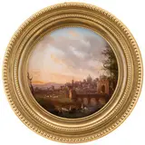 Giovanni Migliara, Alessandria, 1785 - Milano, 1837 / Veduta della città di Bergamo