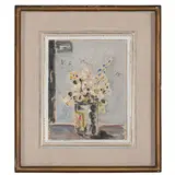 Ferrara 1896 ; Milano 1956 / Vaso di fiori, 1950 by Filippo de Pisis, oil on canvas, offered Jul 2022