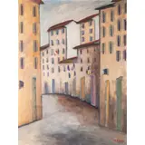 Firenze, 1895 ; Ivrea, 1957 / Trionfo della strada, 1952 by Ottone Rosai, oil on canvas, offered Jul 2022