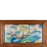 Pippo Rizzo, Corleone 1896 ; Palermo 1964 / Barche in regata, 1926-27