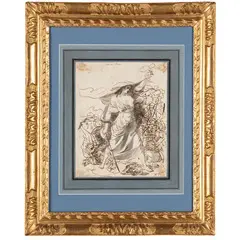 Giovanni David, Medea che uccide il drago, Penna