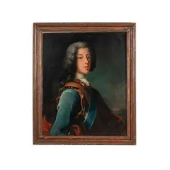 Ritratto di gentiluomo by Jean-Baptiste van Loo, oil on canvas, offered Jun 2022