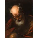 Luciano Borzone, San Girolamo, oil on canvas