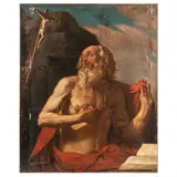 Bartolomeo Gennari, San Girolamo, oil on canvas applicato on panel
