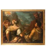 Federico Bianchi, Mosè e il vitello d'oro, oil on canvas