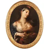 Pietro Ricchi, Allegoria della Carità, oil on canvas ovale