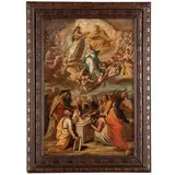Francesco Gandolfi, Ascensione della Vergine, oil on paper applicata on panel