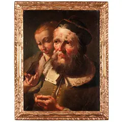 Giuseppe Angeli, Allegoria dell'Avarizia, oil on canvas