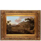 Veduta della campagna romana / Siglato JS in basso a sinistra by Jan Gabrielsz Sonjé, oil on canvas, offered Jun 2022