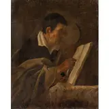 Jan van Bijlert, San Luca, oil on canvas