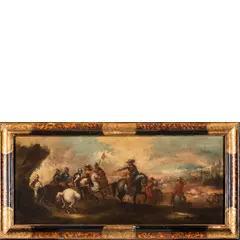Antonio Maria Marini, Battaglia, oil on canvas
