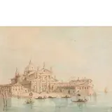 Isola di San Giorgio by Giacomo Guardi, Acquarello su carta, offered Jun 2022