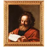 Bartolomeo Gennari, San Luca, oil on canvas