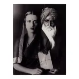 Vivan Sundaram, Untitled (Father and Daughter) (from 'The Re-take of Amrita'), 2001, Digital photocollage; signed and dated in ink in the margin