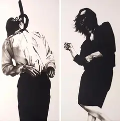 Robert Longo, Gretchen & Eric, Lithographs