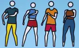 Julian Opie, Dance Synced 5, Screenprint