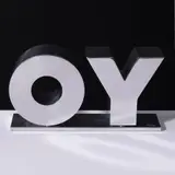 Deborah Kass, OY, YO, Sculpture